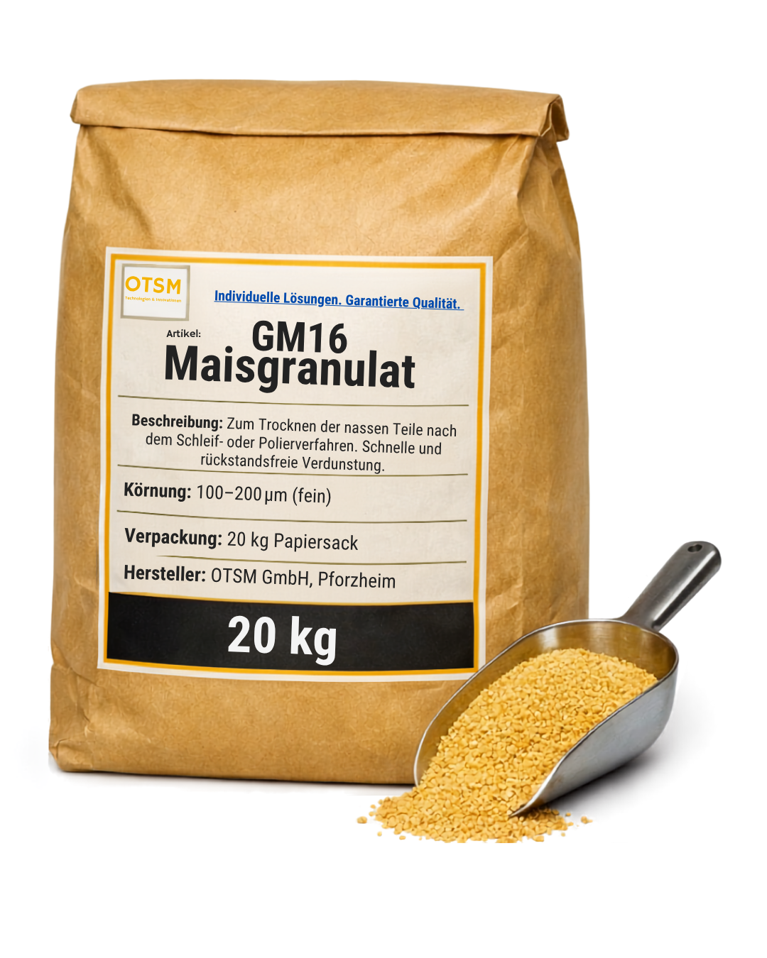 GM16 GM16 Maisgranulat / Trocknungsmittel 100 – 200µ – Bild 1