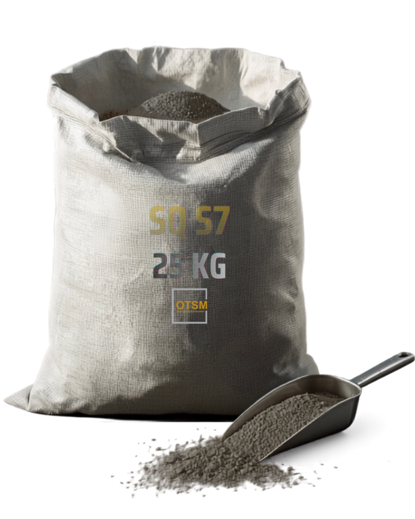 SQ S7 Feinschleifmittel Pulver lange Standzeit im 25‑kg PP‑Sack